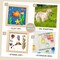 24 Pcs 6 x 6 Inch Pine Wood Panel Boards Unfinished Square Wood Painting